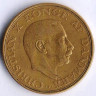 Монета 1 крона. 1946 год, Дания. N;S.