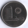 Монета 20 сен. 1967 год, Малайзия.
