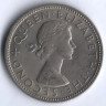Монета 1 флорин. 1965 год, Новая Зеландия.
