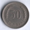 50 пенни. 1921 год, Финляндия.