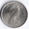 Монета 5 новых пенсов. 1968 год, Великобритания.