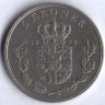 Монета 5 крон. 1972 год, Дания. S;S.
