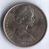 Монета 5 центов. 1973 год, Острова Кука.