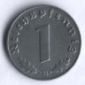 Монета 1 рейхспфенниг. 1940 год (B), Третий Рейх.
