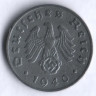 Монета 1 рейхспфенниг. 1940 год (B), Третий Рейх.