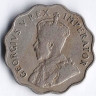 Монета 1 пиастр. 1934 год, Кипр.