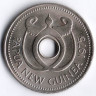 Монета 1 кина. 1975 год, Папуа-Новая Гвинея.