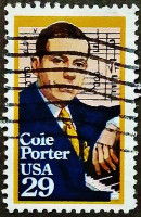 Почтовая марка. "Коул Портер". 1991 год, США.