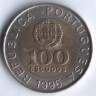 Монета 100 эскудо. 1995 год, Португалия. FAO.