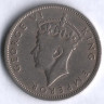 Монета 1 шиллинг. 1947 год, Южная Родезия.