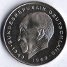 Монета 2 марки. 1980 год (G), ФРГ. Конрад Аденауэр.