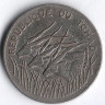 Монета 100 франков. 1988 год, Чад.