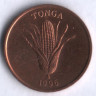 Монета 1 сенити. 1996 год, Тонга.