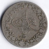 Монета 5/10 кирша. 1888(١۲٩٣/١٣) год, Египет.