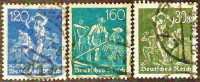 Набор марок (3 шт.). "Профессии". 1921-1923 годы, Германский Рейх.