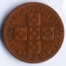 Монета 10 сентаво. 1949 год, Португалия.