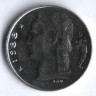 Монета 1 франк. 1988 год, Бельгия (Belgie).