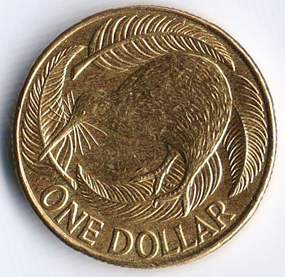 Монета 1 доллар. 2013 год, Новая Зеландия.
