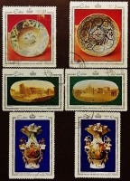 Набор почтовых марок (6 шт.). "Городской музей, Гавана". 1971 год, Куба.
