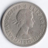 Монета 1/2 кроны. 1956 год, Великобритания.