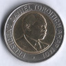 Монета 20 шиллингов. 1998 год, Кения.
