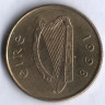 Монета 20 пенсов. 1998 год, Ирландия.