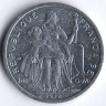 Монета 2 франка. 2018 год, Новая Каледония.