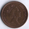 Монета 2 пенса. 1994(AA) год, Гибралтар.