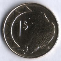 Монета 1 доллар. 2008 год, Намибия.