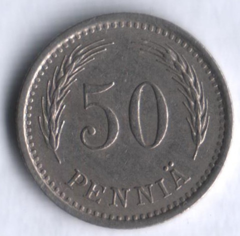 50 пенни. 1935 год, Финляндия.