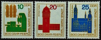 Набор марок (3 шт.). "800-летие города Хемниц". 1965 год, ГДР.