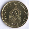 Монета 5 сентаво. 2007 год, Гондурас.