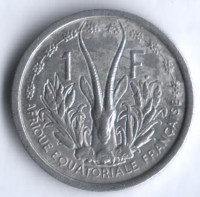 1 франк. 1948 год, Французская Экваториальная Африка.