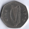 Монета 50 пенсов. 1979 год, Ирландия.
