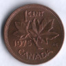 Монета 1 цент. 1975 год, Канада.