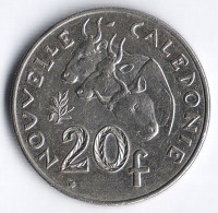 Монета 20 франка. 2004 год, Новая Каледония.