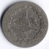 Монета 5/10 кирша. 1899(١۲٩٣/۲٤) год, Египет.
