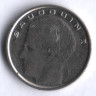 Монета 1 франк. 1990 год, Бельгия (Belgique).