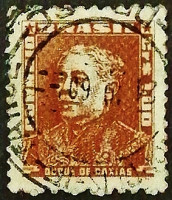 Почтовая марка. "Герцог Кашиас". 1960 год, Бразилия.