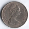 Монета 5 центов. 1974 год, Фиджи.