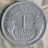Монета 1 франк. 1949(B) год, Франция.