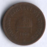 Монета 2 филлера. 1906 год, Венгрия.