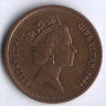 Монета 2 пенса. 1995(AA) год, Гибралтар.