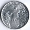 Монета 2 лиры. 1966 год, Ватикан.