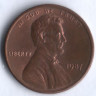 1 цент. 1987 год, США.