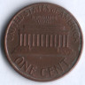 1 цент. 1987 год, США.