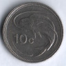 Монета 10 центов. 1991 год, Мальта.
