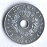 Монета 20 лепта. 1964 год, Греция.