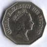 Монета 1 доллар. 2007 год, Белиз.