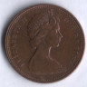 Монета 1 цент. 1976 год, Канада.